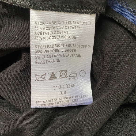 BANDOLERA Navy Black Striped Short Sleeved Top EUC - Picture 5 of 7